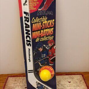 Vintage 1997 Irwin NHLPA Ron Francis Mini-Stick NIP